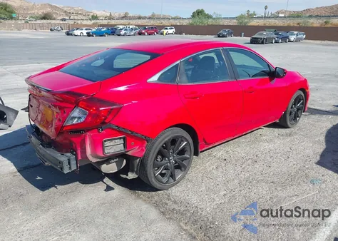 2021 Honda Civic Sport from USA, damaged, VIN 2HGFC2F82MH513943